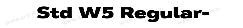 华康华综体 Std W5 Regular字体转换 华康华综体 Std W5 Regular字体转换